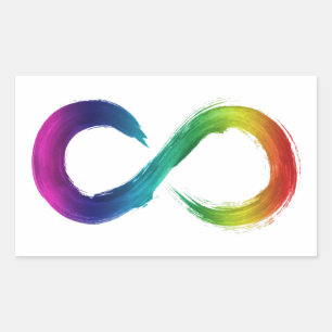 Autocollant arc-en-ciel Neurodiversity