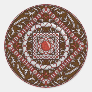 Autocollant Aries Mandala