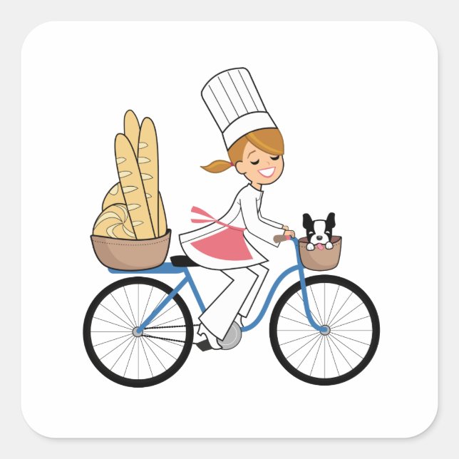 Autocollant Art Chef Vélo (Devant)