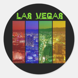 Autocollant AU NÉON de bande de Las Vegas