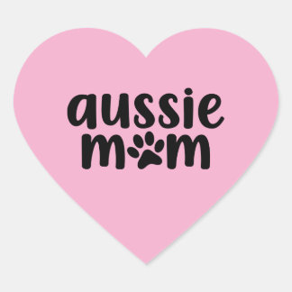 Autocollant Aussie Maman Bergère Australien Rose
