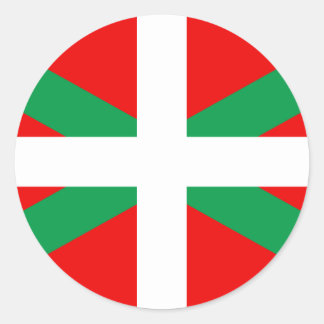Autocollant avec Drapeau Basque "Ikkurina"