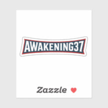 Autocollant Awakening37 – Frappez la marque. Scell