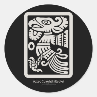 Autocollant Aztec Cuauhtli - Aigle (Putty)