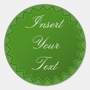 Autocollant Badge Vert