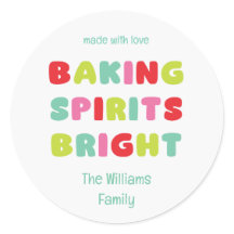 Autocollant Baking Spirits Bright