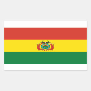 Autocollant Bandera De Bolivie de drapeau de