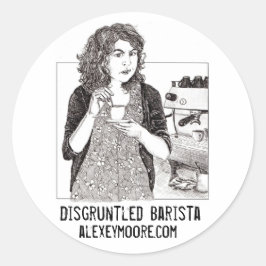 Autocollant Barista mécontent