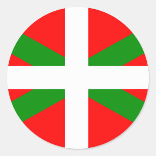 Autocollant Basque de drapeau d'Ikurrina