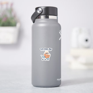 Autocollant Bébé Drôle – Calme-Toi Dips Jus de Chi