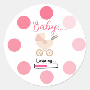 Autocollant bébé vintage esthétique pastel