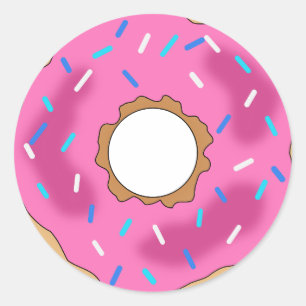 autocollant beignet donut