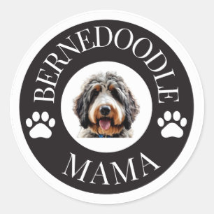 Autocollant Bernedoodle Mama