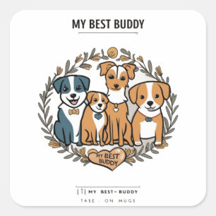 Autocollant Best Buddy