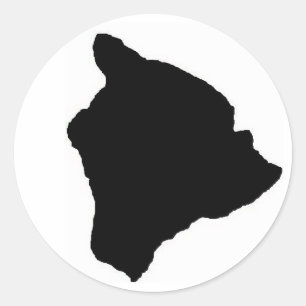 Autocollant Black Big Island