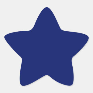 Autocollant bleu étoile de la marine