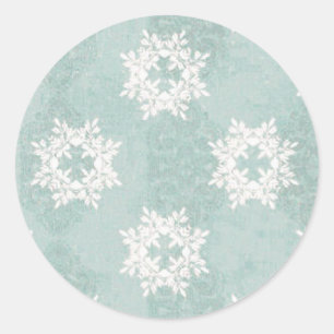 Autocollant bleu glace Snowflake
