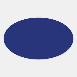 Autocollant bleu ovale de la marine