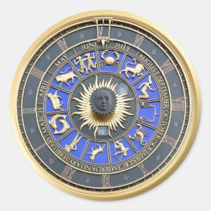 Autocollant bleu Zodiac