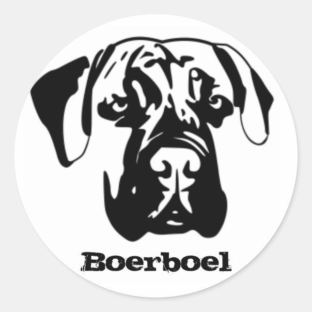 Autocollant Boerboel (Devant)