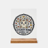 Autocollant Bombe Dessin Animé Chat POD Vector Art