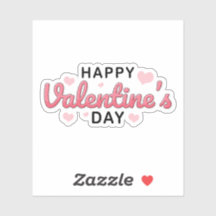 Autocollant bonne Saint-Valentin