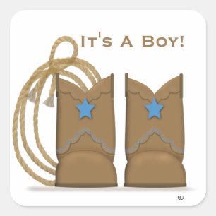 Autocollant Boots Cowboy