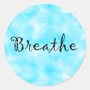 Autocollant Breathe-round