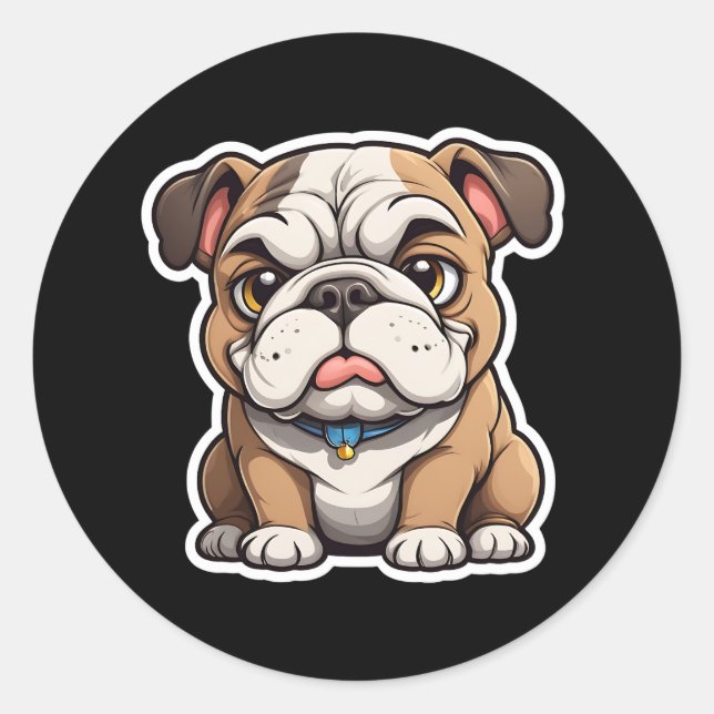 Autocollant Bulldog (Devant)