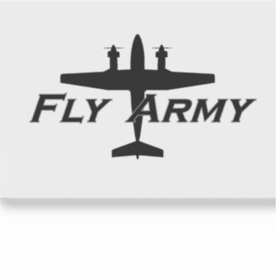 Autocollant C-12 de l'armée de vol à voilure fixe