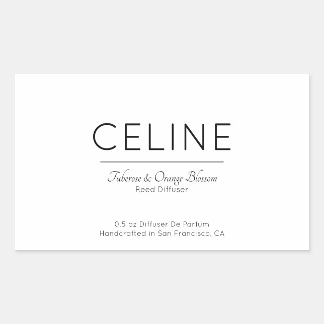 Autocollant Cadeau Bougie Celine Autocollant Cadea (Devant)