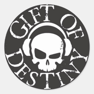 Autocollant cadeau de destination