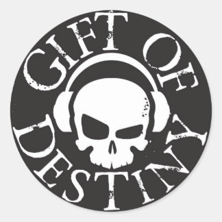 Autocollant cadeau de destination