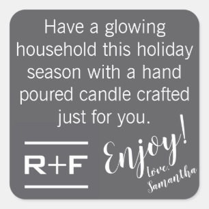 Autocollant cadeau R+F