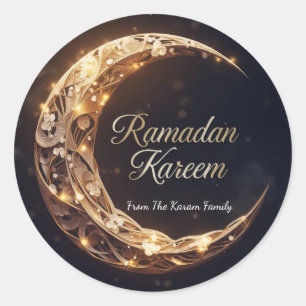Autocollant cadeau thème Ramadan Kareem pour céléb