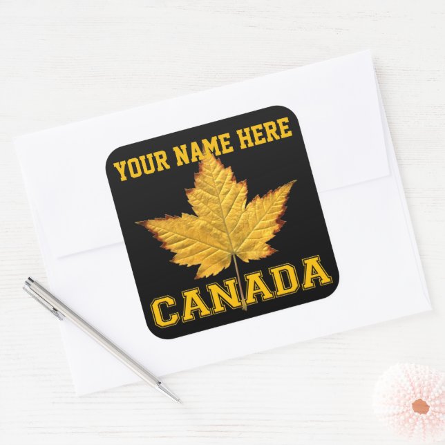 Autocollant canadien personnalisable Varsity Canad (Enveloppe)