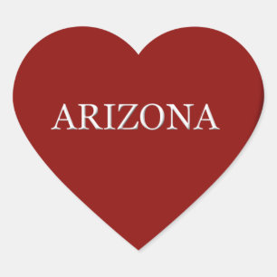 Autocollant cardiaque de l'Arizona
