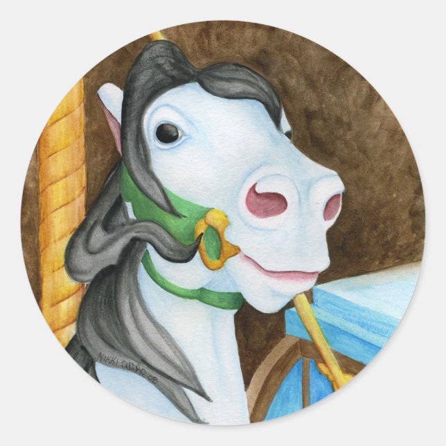 Autocollant Carousel Horse (Devant)