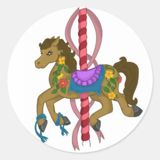 Autocollant Carousel Horse