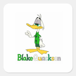 Autocollant carré Blake Quackson