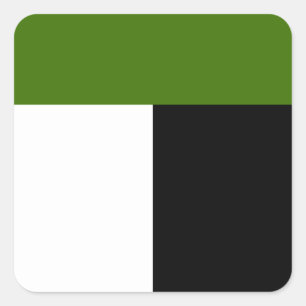 Autocollant carré du badge de la population de SCA