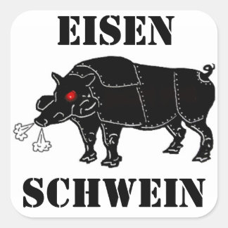 Autocollant Carré EISEN-SCHWEIN