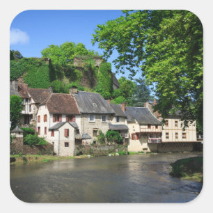 Autocollant carré Segur-le-Château en France
