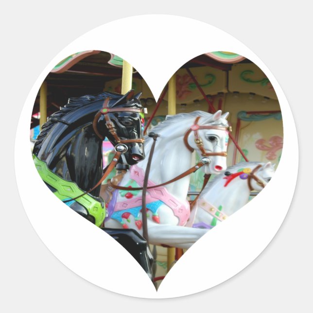 Autocollant Carrousel Horses (Devant)
