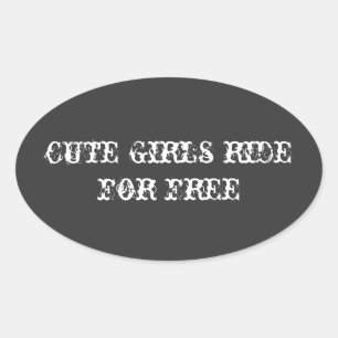 autocollant casque "les filles mignonnes roulent g