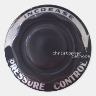 Autocollant CC, rond