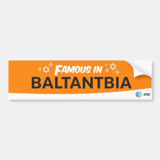 Autocollant célèbre d'AT&T (Devant)