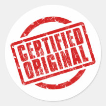 Autocollant certifié