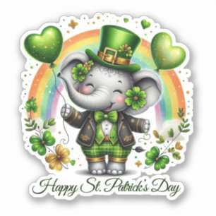 Autocollant Chanceux Joyeux St Patrick