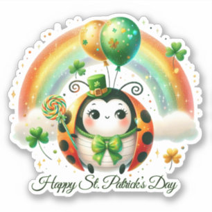 Autocollant Chanceux Joyeux St Patrick
